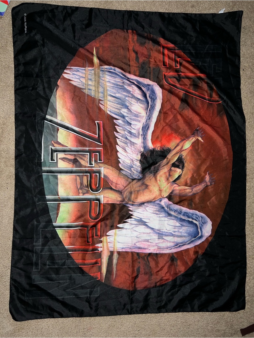 y2k led zeppelin flag